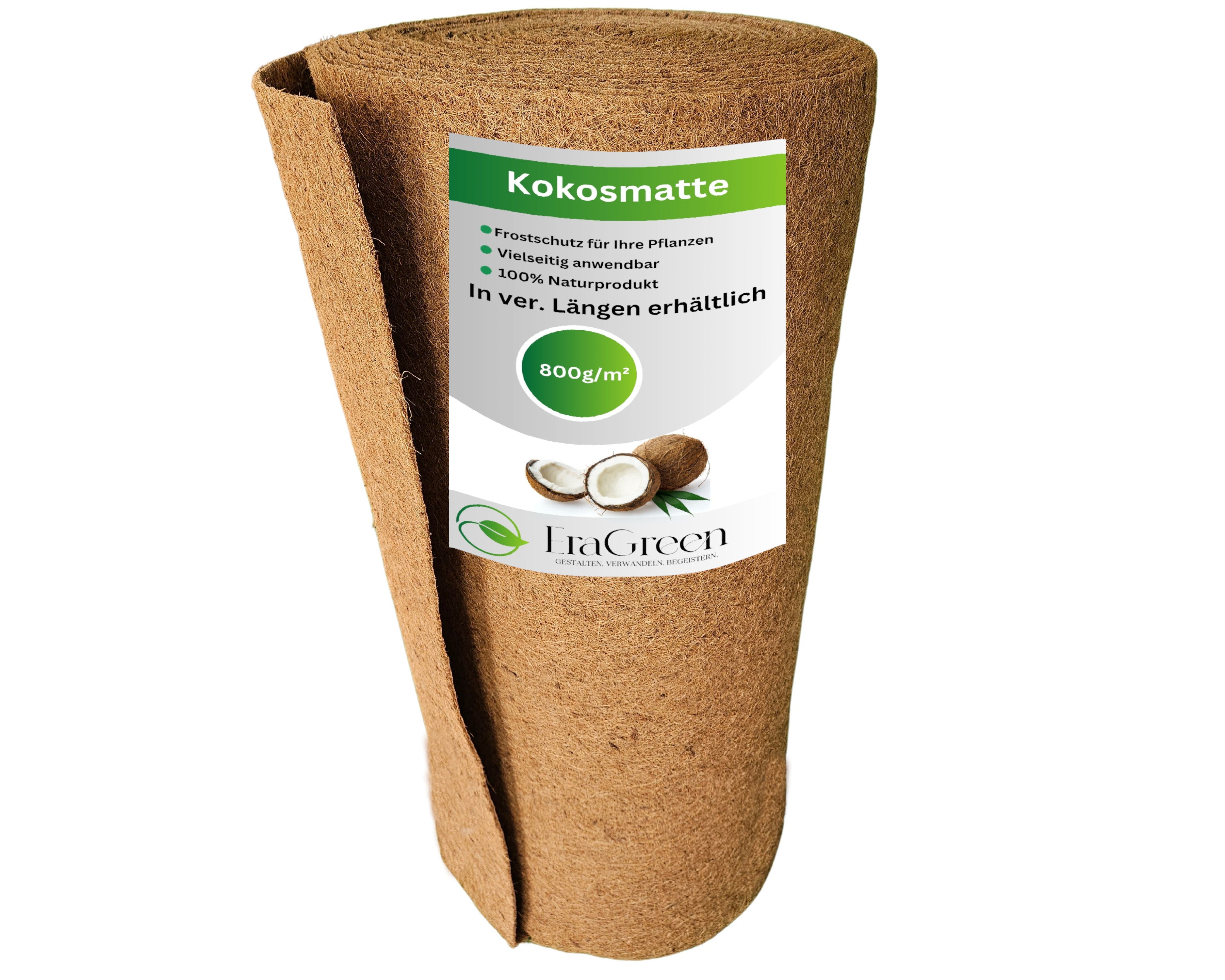 Kokosmatte 800g/m² Winterschutz Pflanzen Kälteschutz Frostschutz Naggermatte