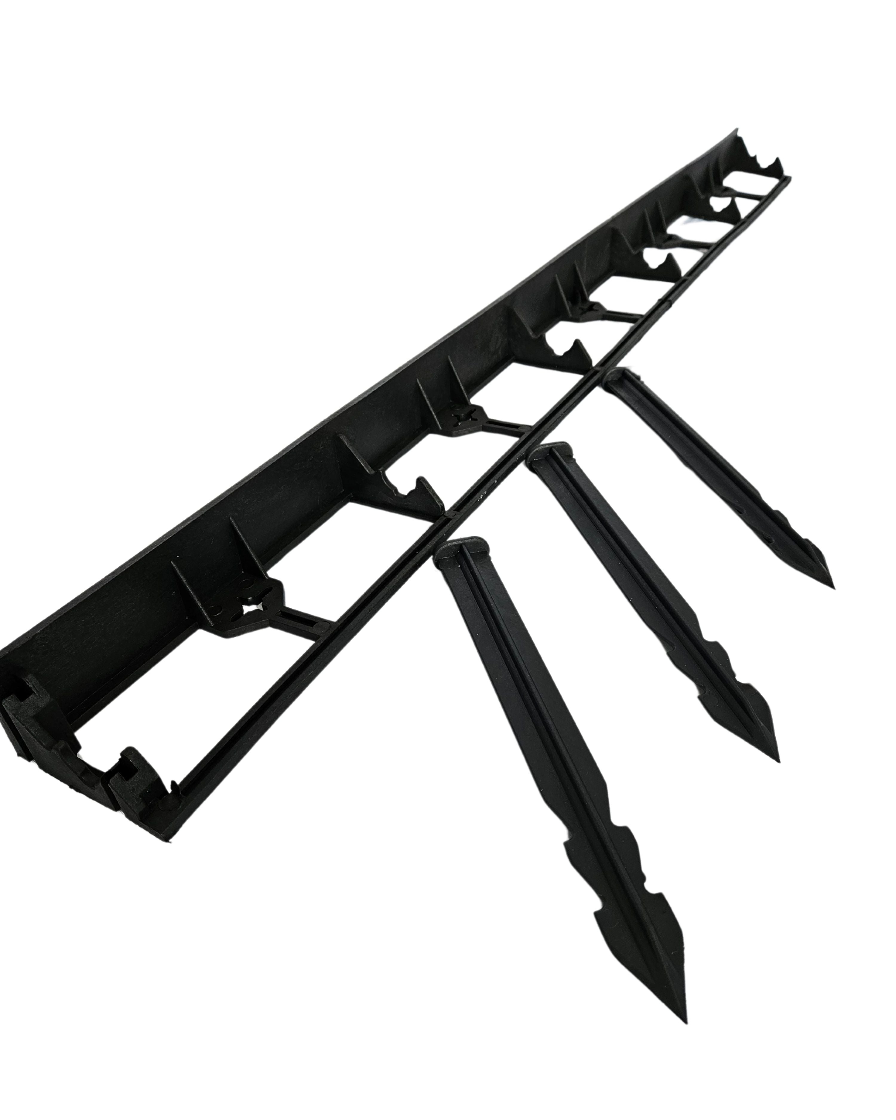 Rasenkante 4,5cm x 1m Beetumrandung Mähkante Gehweg Abgrenzung aus Kunststoff