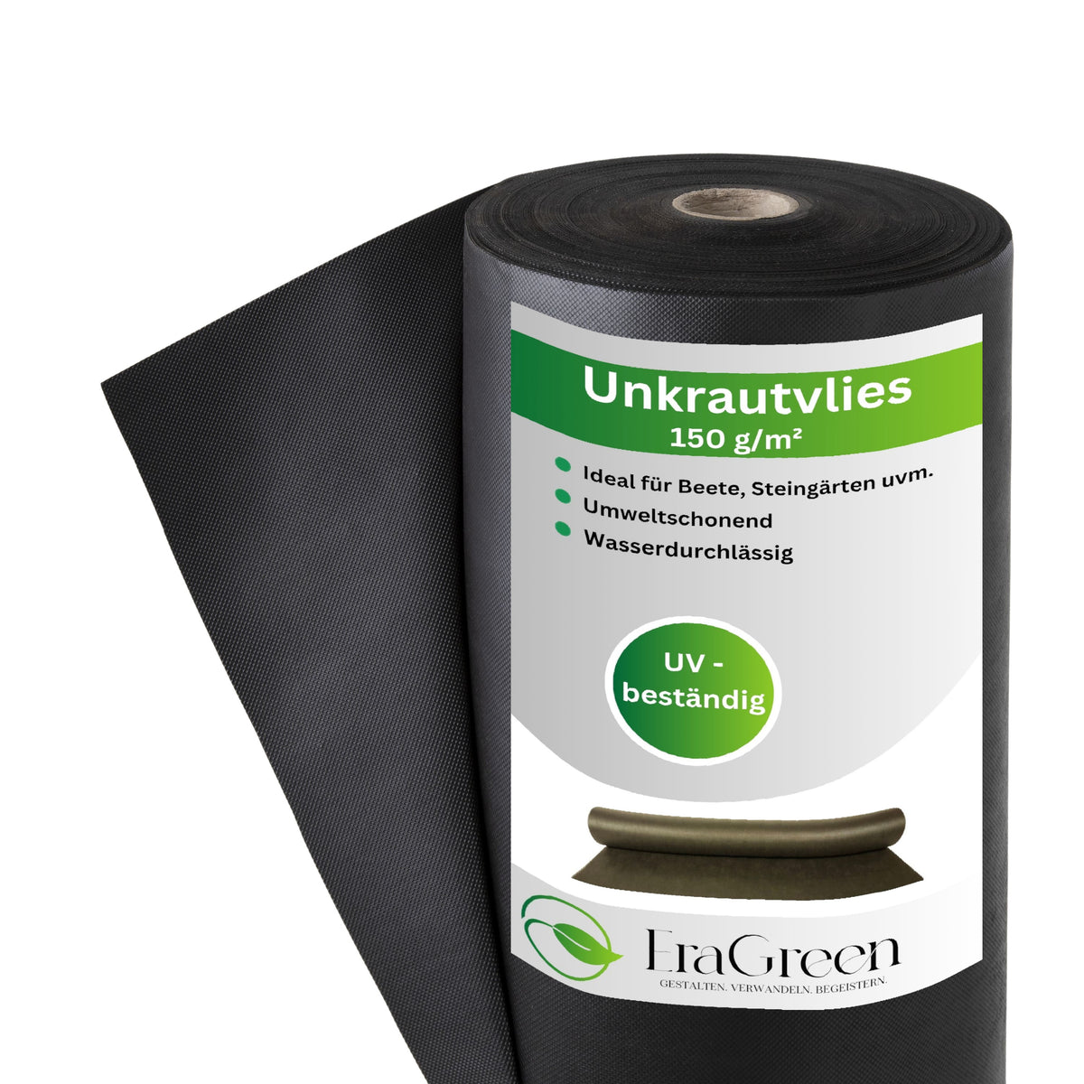 Premium onkruidvlies 150g/m² Optimaal voor mulch, grind & bestratingswerk