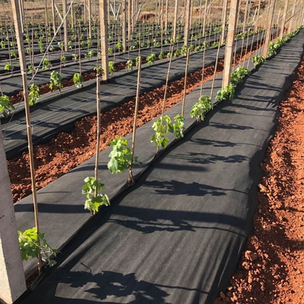 Unkrautvlies 80 g/m² in Schwarz, Weiß und Braun Umweltfreundlich, Wasserdurchlässig & Ideal für Garten & Terrasse