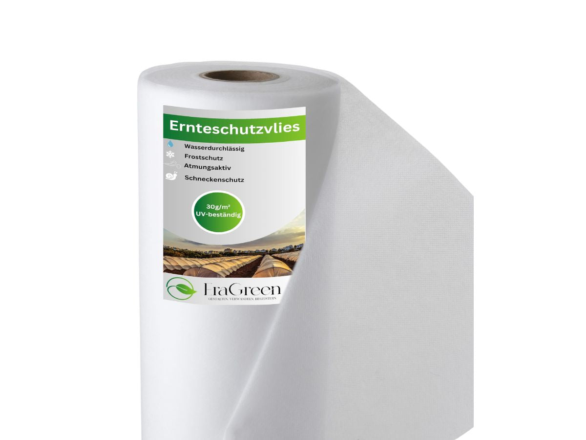 Abdeckvlies für Pflanzen – 19 g/m² & 30 g/m² Frostschutz & Schädlingsschutz Atmungsaktives Pflanzenschutzvlies | 1,6 m Breite